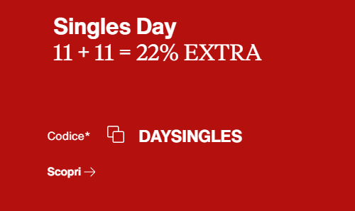 Zalando Single Day codice sconto del 22% extra