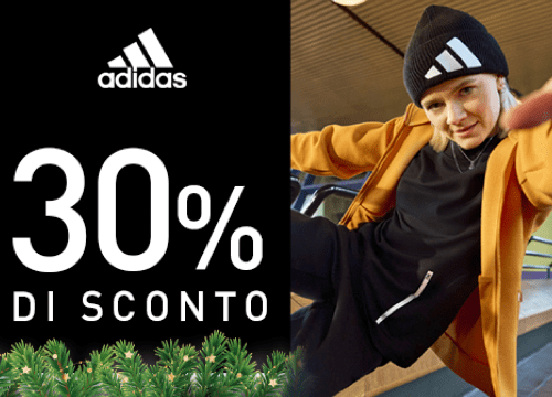 Codice sconto: Adidas 30% di sconto oppure 35% di sconto su APP!