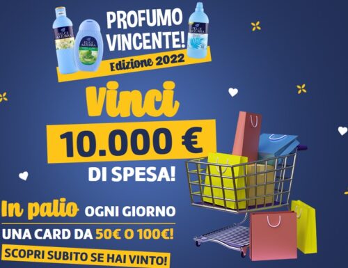 “Profumo vincente 2022” vinci card spesa digitali da 50€ e 100€ con Felce Azzurra
