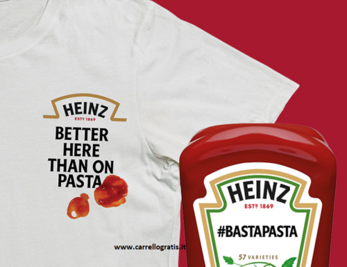 “Basta Pasta” vinci maglietta brandizzata Heinz