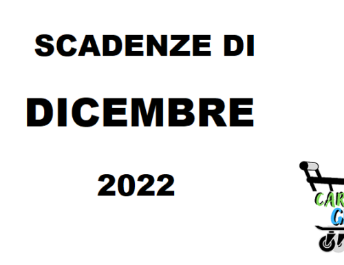 SCADENZE DICEMBRE 2022