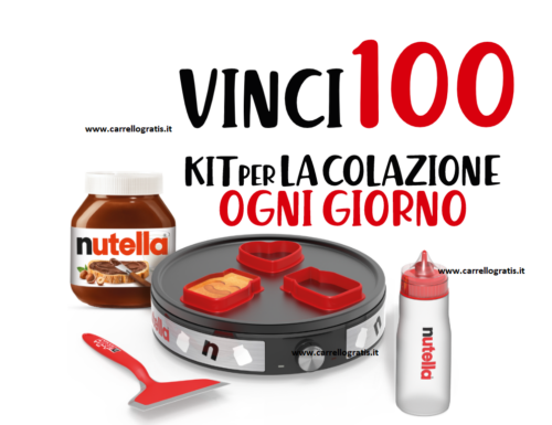 “Vinci 100 kit per la colazione 2023” con Nutella