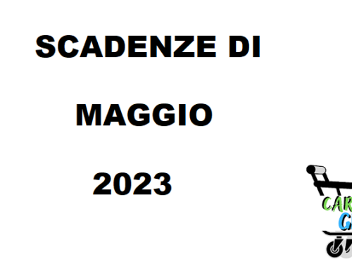 SCADENZE MAGGIO 2023