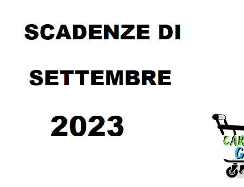 SCADENZE DI SETTEMBRE 2023